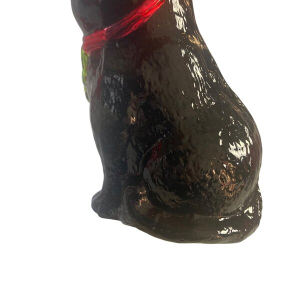 Vintage Kurt Adler Linnea Riley Glass Cat as Reindeer Ornament Art Inst Chicago - Picture 10 of 13